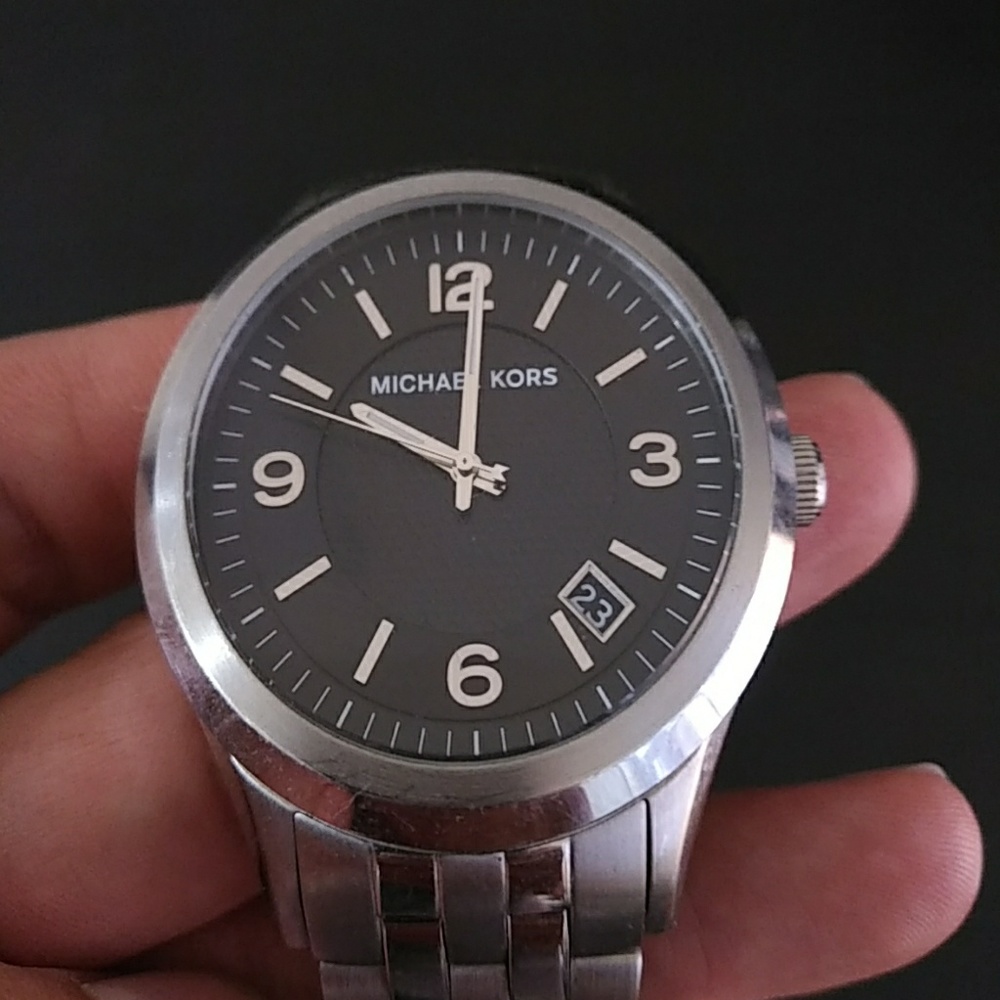 Michael Kors stainless steel watch $25